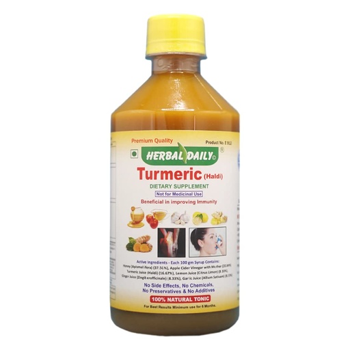 [BRSRMZT7AEAWK3LO] Turmeric Supplement Beneficial in Asthma, Allergy, joints support, Infection & Overall Health Wellness - Turmeric, Apple Cider Vinegar, ACV Garlic, Ginger, Honey Lemon