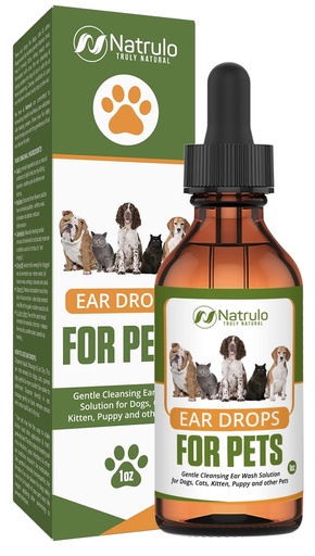 [BRSWYH3QCAMBOCLO] Natural Ear Cleaner for Dogs, Cats, Kitten, Puppy – Gentle Cleansing Ear Wash Solution Mite Infection & Yeast Treatment for Pets – Drying, Healing Medicinal Ear Cleaning Drops Made in USA