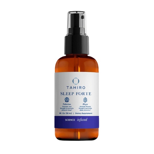 [BRSWYCQQOVYGCGY6] TAHIRO Vegan Sleep Spray Forte - Your Fast Absorption Vegan Sleeping Spray - Fall Asleep Faster- Stay Asleep Longer - Non-GMO- Vegan - Gluten-Free - Improve Sleep, All-Night Sleep Support (30 doses)