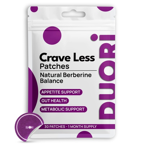 [BRSRGAA3BNYGG3TZ] Berberine Patches with Ginger Root - Citrus Bergamot - Chromium - Vegan & Natural - 30 Patch (30 Count (Pack of 1))