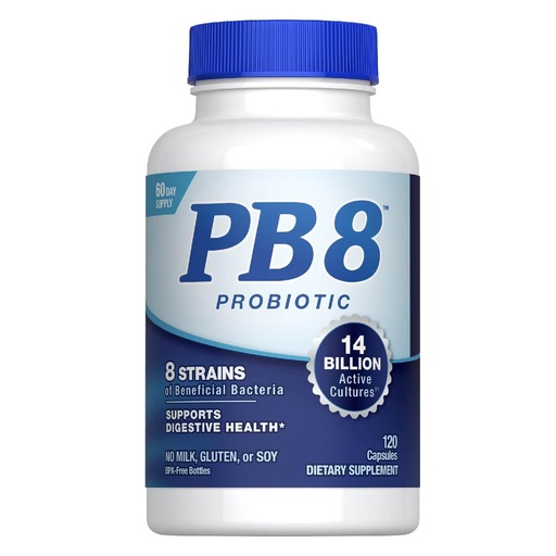 [BRSWIZYZOMDQ4D3K] Nutrition Now Pb8 Acidophilus, Original, 120 Count