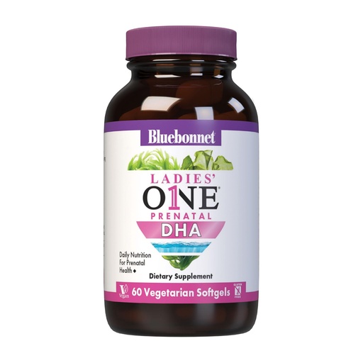 [BRSWIYIQCIBB6G3K] Bluebonnet Early Promise Prenatal Gentle DHA 200 mg Vegetable Capsules, 60 Count ('743715001794)