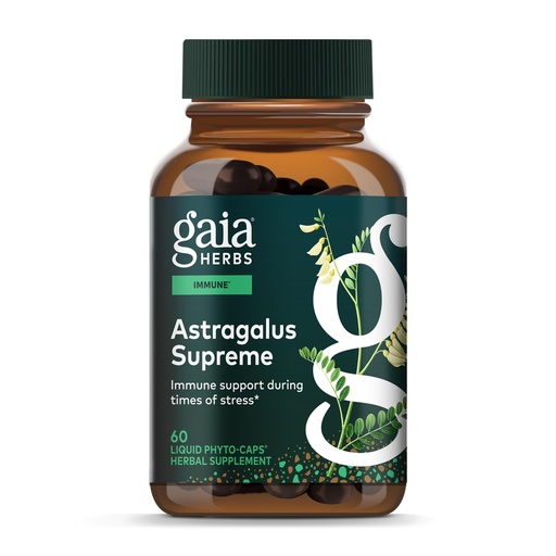 [BRSWIYL7C4ARSE3U] Gaia Herbs Astragalus Supreme - Immune & Antioxidant Support* - Herbal Supplement with Astragalus Root, Schisandra Berry & Ligustrum - 60 Vegan Liquid Phyto-Caps (30 Servings)