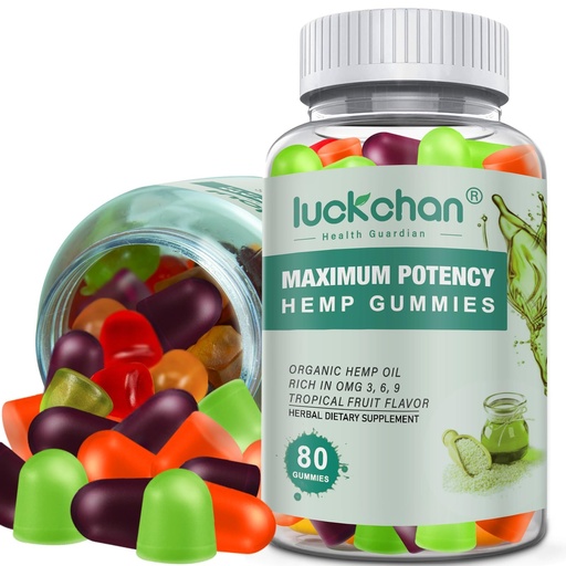 [BRSRGCA6PMHQE23J] (1 Packs) Hemp Gummies for Sleep, Pain, Anxiety- Pure Extra Strength Organic Hеmp Oil Gummies - 100% Natural Bear High Potency Hemp Gummy for Adults