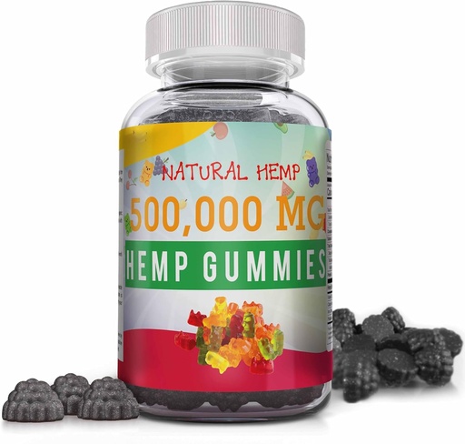 [BRSRAYL3CQAWCYLV] Organic Hemp Gummies Natural Pure Hemp Oil Extract - Extra Strength High Potency ed Edible Vegan Gummy Made in USA