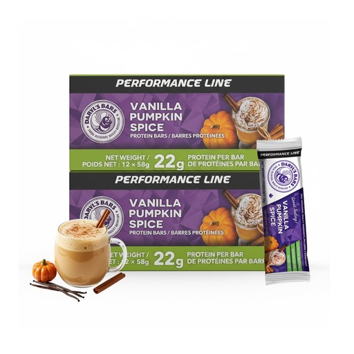 [BRSRGYL4AABQED3H] Daryl's Bars, Vanilla Pumpkin Spice On the Go Whey Protein Bars, Gluten Free, Protein Snack, Meal Replacement, Pack of 2