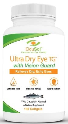 [BRSWYZITOADREA32] Formulated for Dry Eyes Mini-softgels of Ultra Pure Omega-3, Black Currant Oil, Maqui Berry, Lutein, Zeaxanthin, Vitamins B12 and D3 (2 Month (180 mini softgels)