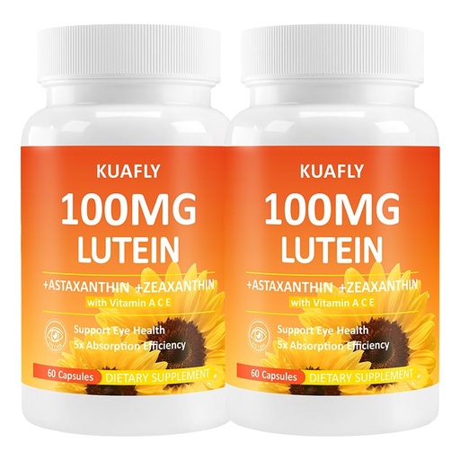 [BRSRGC35AUAR4ALZ] Lutein and Zeaxanthin Supplements with Astaxanthin 50MG Eye Vitamins - Premium Lutein for Eye Vision Support 120 Capsules