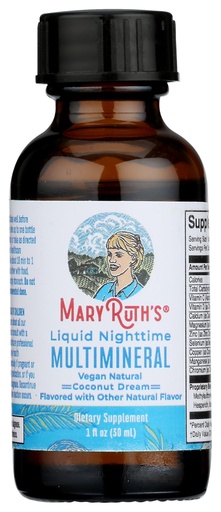 [BRSROCD5AQGRUAA2] MARYRUTH'S Multimineral Nighttime Liquid Coconut Dream Single, 1 Fl Oz