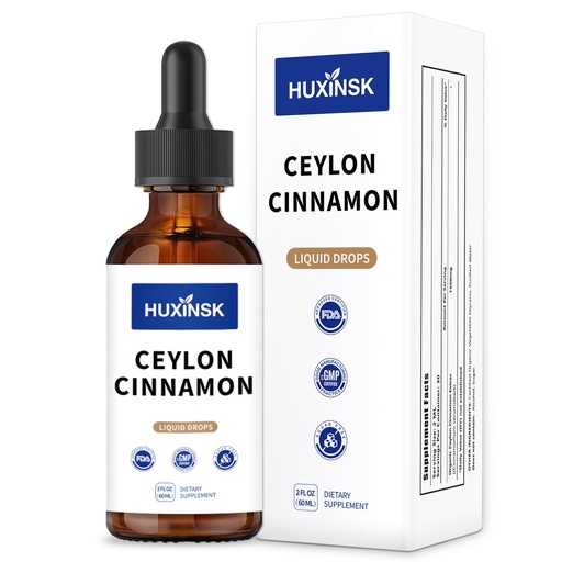 [BRSRGFDRPMPR6AY6] Ceylon Cinnamon Liquid Drops Extract | Pure Cinnamomum Zeylanicum | Supports Healthy Metabolism | Alcohol-Free, 60ml Vegan Tincture