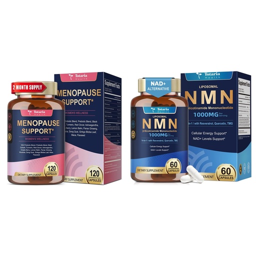 [BRSRGHYDBAMQ233B] Totaria NMN Supplement 1000mg & Menopause Supplements for Women