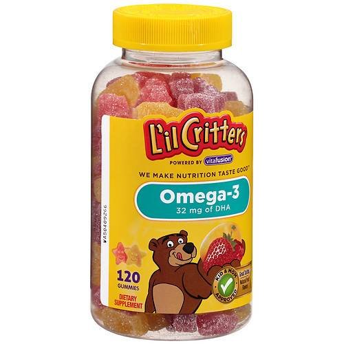 [BRSWKGYPAUHBCGY5] L'il Critters Omega-3 DHA Gummy 120 ea(Pack of 2)