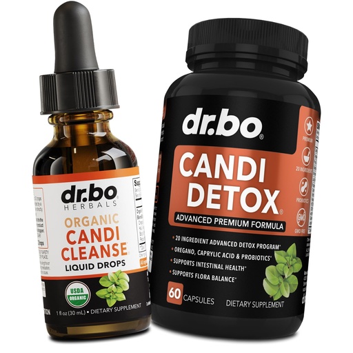 [BRSREYI7PIPGG3LK] Candida Cleanse Detox for Women & Men - Candi Detox Support Supplement Pills, Anti Overgrowth Gut Balance Probiotic Flora Complex Supplements - Organic Oregano Oil Drops Liquid & Black Walnut Wormwood