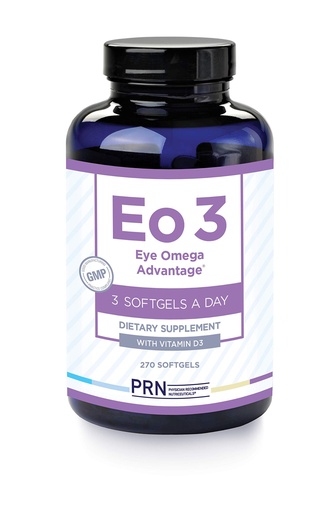 [BRSWYAQLCEHWGGTK] Eye Omega Advantage (Eo3) Supplement - 270 Softgels, 90-Day Supply - Re-Esterfied Omega 3 Triglyceride Form Eye Vitamins with 920mg EPA, 920mg DHA, Lutein & Zeaxanthin for Macula, Retina Support
