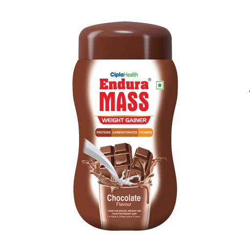 [BRSWIGI5AJ7GI3Q7] Endura Mass Weight Gainer 500gms- Chocolate Flavour