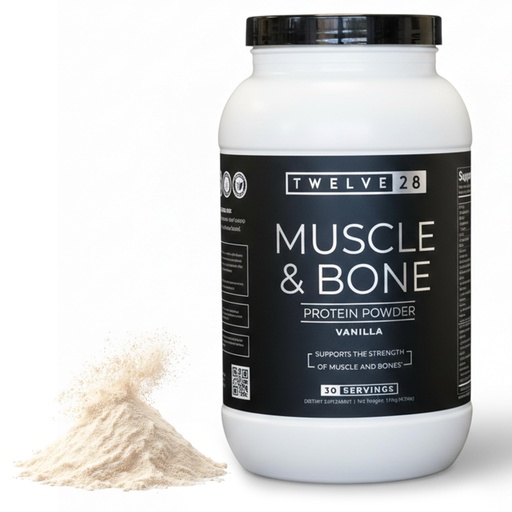 [BRSRGGIPBYBBEGY7] Wellness Muscle & Bone Protein Powder – Daily Nutrition for Active Lifestyles, Muscle Support, Bone Health, Easy-to-Mix, Vegan-Friendly & Vanilla Flavor – 30 Servings