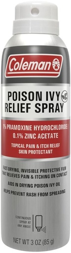 [BRSRMBQYO56GYCTB] Coleman Poison Ivy Relief Spray, Continuous Spray for Topical Pain and Itch Relief, 3oz
