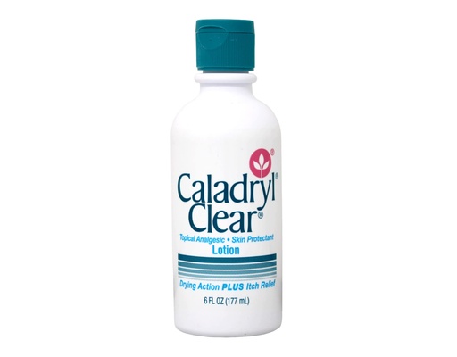 [BRSWIFT6AB6RY2TC] Caladryl Clear Anti-Itch Lotion, 6 fl oz – Topical Analgesic & Skin Protectant with 1% Pramoxine HCI & Zinc Acetate – Fast Relief for Poison Ivy, Sunburn & Skin Irritation