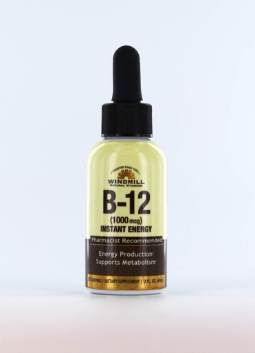[BRSWGHYYBAORA2QU] Windmill B-12 1,000 Mcg Liquid, 2.0 Ounce