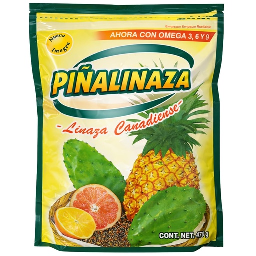 [BRSREEADOV7AYFDL] Piñalinaza Fiber Powder Pineapple Flavor 16.57 oz Flaxseed Fiber Blend with Canadian Linaza Natural Plant Based Powder Pineapple Taste Daily Use Wellness