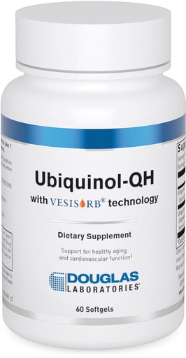 [BRSWIFAGOEMRKGT2] Douglas Laboratories Ubiquinol-QH | CoEnzyme Q10 to Support Healthy Aging and Cardiovascular Function | 60 Softgels