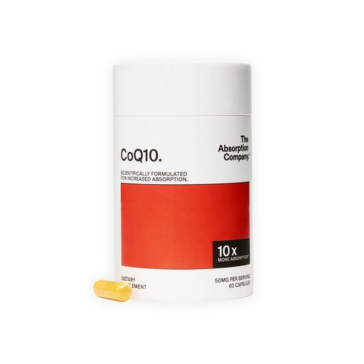 [BRSRGFL6DIFAGGT3] The Absorption Company CoQ10 (60 Capsules) - Absorb 10x More - Energy Balance Supplement - Cellular Growth, Heart, Liver & Statin Support - Vegan, Gluten Free, Third-Party Tested & Non-GMO