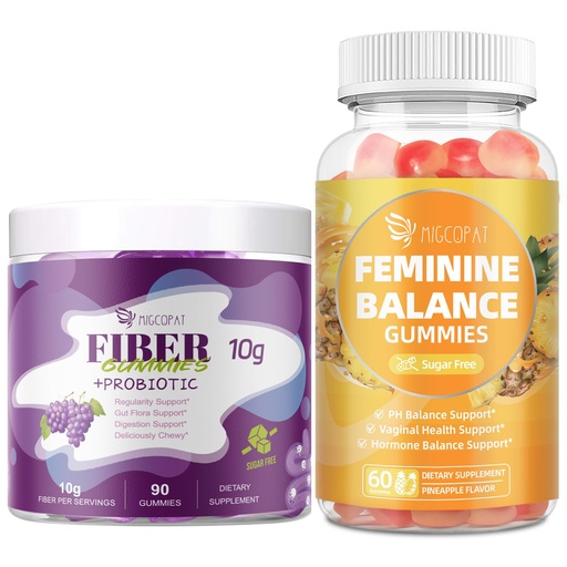 [BRSREZAQA4DWG3YV] Migcopat Fiber Gummies +Feminine Balance Gummies