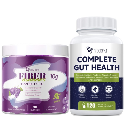 [BRSREZQRAQPA4ETL] Migcopat 10G Fiber Gummies + Complete Gut Support Capsules