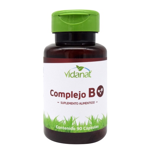 [BRSWGEIRDEBAGEL3] Vidanat Complex B 90 Capsules – Supports Energy, Metabolism & Immune Health – Essential B Vitamins for Mental Clarity, Stress Relief & Skin Health