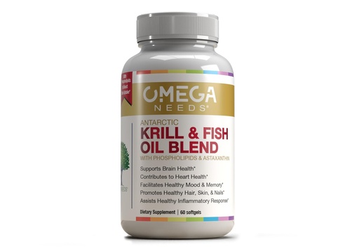 [BRSRMZY7DN5AMFD2] OmegaNeeds Omega-3 Fish Oil Supplement – 1000mg EPA & DHA Per Serving – Supports Brain, Eye, and Heart Health – Burpless, Ultra-Pure, Easy-to-Swallow Softgels – 60 Capsules