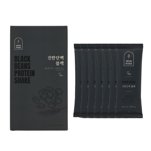 [BRSRAZQFA4PGM3YV] Black Beans Protein Shake Powder 0.6lb(280g) Black Sesame 21g of Plant Based Protein (280g)