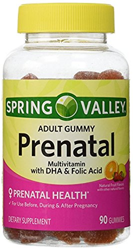 [BRSWGYY2A4JRYHT5] SPRING VALLEY PRENATAL, 3 PK, 90 Gummies Each
