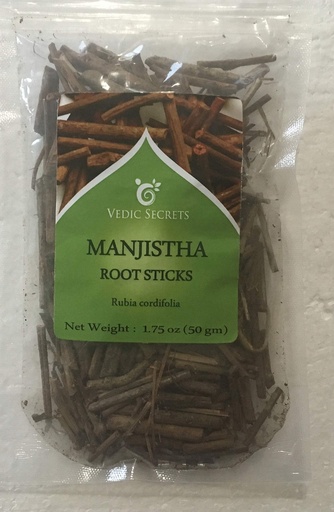 [BRSWGHQNBF7WYCAZ] Vedic Secrets Manjistha Root Sticks (Rubia Cordifolia) - 50 Grams