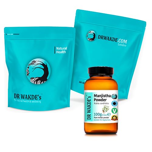 [PBSWAYT2OBYGA23V] DR WAKDE's Manjistha Powder (Rubia cordifolia/Manjith) - 500g (1.1lb) | Pure, Raw & Dried Powder | Ayurvedic Herb | Vegan | Nothing Added, Nothing Removed | Same Day Dispatch