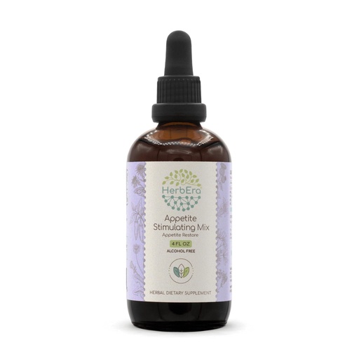 [BRSWYEIPOIGQ4CD7] HerbEra Appetite Stimulating Mix B120 Alcohol-Free Extract Concentrated Liquid Drops Natural Burdock Root, Centaury Herb, Fennel, Cayenne Pepper, Dandelion, Blessed Thistle, Appetite Restore 4 Fl Oz