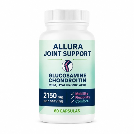 [BRSRYYIZCINREDY7] Allura Joint Support, 60 Capsules