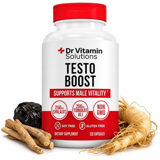 [BRSRGBT3OQGR6HL4] Testosterone Booster for Men - Tongkat Ali, Ashwagandha 300mg, Shilajit 250mg, Fenugreek, Panax Ginseng, Zinc, Vitamin D3 & Boron - Stamina Energy & Strength Support, 120 Capsules