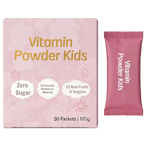 [BRSRYZTQC4HA2CT7] Ella Vitamin Powder Kids，Unflavored Multivitamin – 30pcs