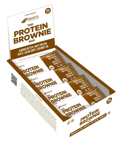 [BRSRAAIOBF7RGADF] The Protein Brownie Bar 12 bars per box | Dark Chocolate Fudge | Gluten Free | NON-GMO | Paleo | 10g Protein | 2-Day Shipping.