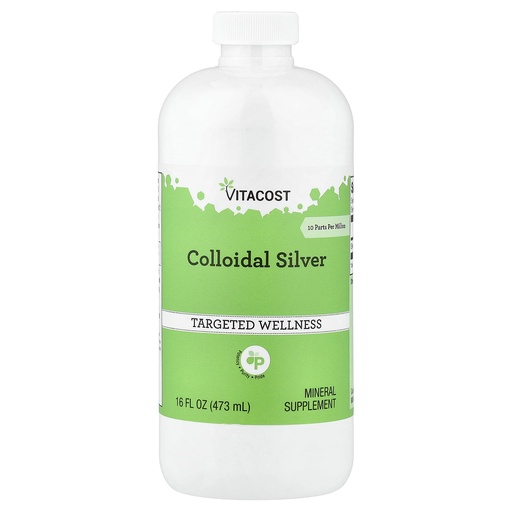 [BRSWI2Q4OIEGGFA7] Vitacost Colloidal Silver, 16 fl oz (473 ml)