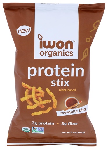 [BRSWGCQ2OQIGOETV] Iwon Organics Organic Mesquite BBQ Protein Stix, 5 OZ