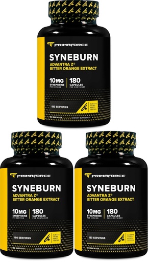 [BRSRYYIQO4FQ4ADZ] Primaforce Syneburn Supplement, 180 Capsules – Synephrine from ADVANTRA Z (Pack of 3)