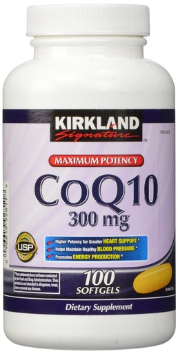 [BRSWKFY6AEAWMD3A] Kirkland Signature CoQ10 300 mg, 200 Softgels