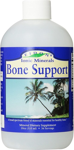 [BRSWIYQMBAHA23TI] Eidon Mineral Wellness Support Liquid Supplement - Ionic Trace Mineral Drops to add to Water, Calcium, Magnesium, Zinc, Manganese, Silica, Sulfur, Boron, Bioavailable - 18 oz