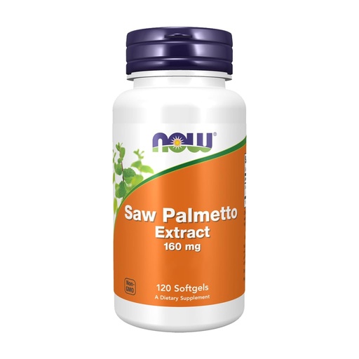 [BRSWIYQDBV6W2FIZ] Now Foods Saw Palmetto 160mg 120 Sgels