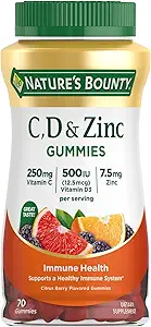 [BRSW2BT4ORYRQC33] NBTY VIT C & D w/Zinc 12x70 GMY US