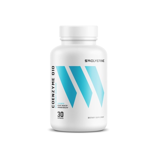 [BRSW2BIOPMIBSCA7] Swolverine CoQ10 | 100mg, Antioxidant for Heart Health, Supports Cellular Energy, 30 Count Softgels Non-GMO