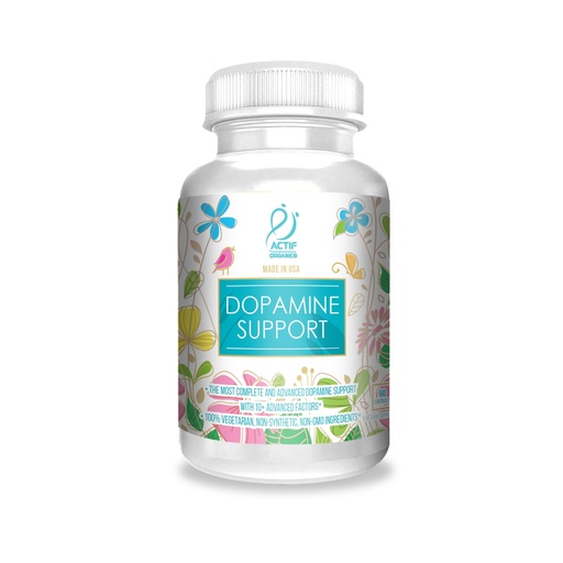 [BRSREH34CEJQ2DT3] ACTIF Dopamine Boost with 10+ Advanced Factors for Energy and Motivation Support – Non GMO, Made in USA, 60 Count