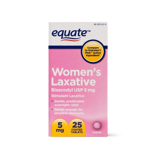 [BRSWGHQLOYCQMADD] Equate Women's Laxative Bisacodyl USP 5mg