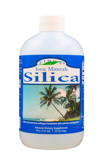 [BRSWIYT3PMMGGELG] Eidon Liquid Silica Mineral Concentrate - Silica Supplement for Hair, Skin, and Nails, Supplement Drops to Support Collagen Production & Hair Loss for Women & Men, Helps Manage Calcium - 18 oz